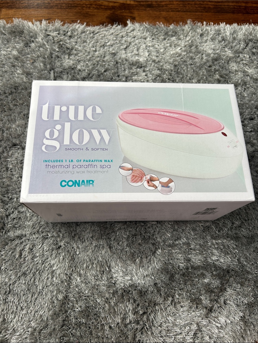 Conair True Glow Thermal Paraffin Spa - White with Pink Lid